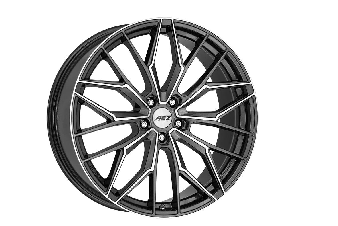 Diski R19 5x112 J9 ET44 AEZ Porto dark Gunmetal/polished