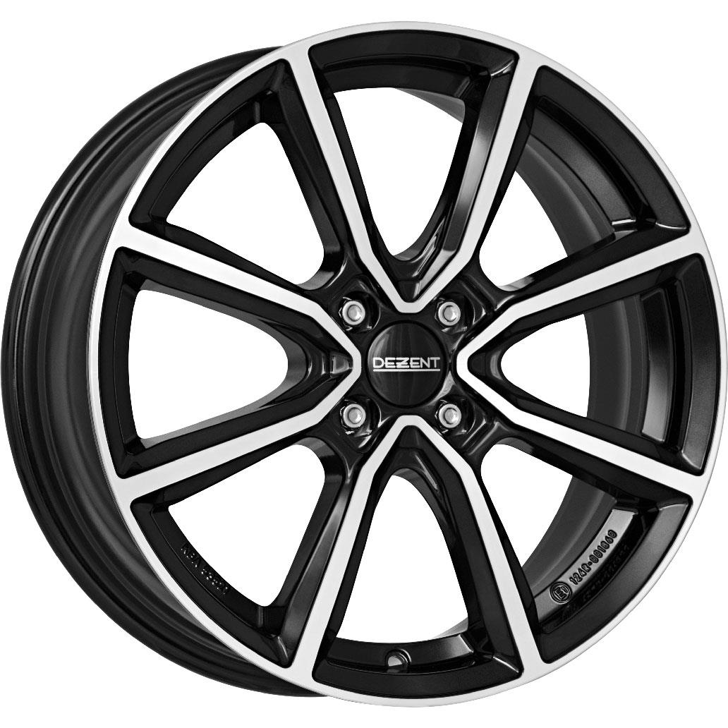 Diski R15 4x108 J6 ET23 Dezent TN dark Black/polished