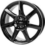 Diski R17 5×112 J7 ET42 Dezent TW dark Black/polished lip