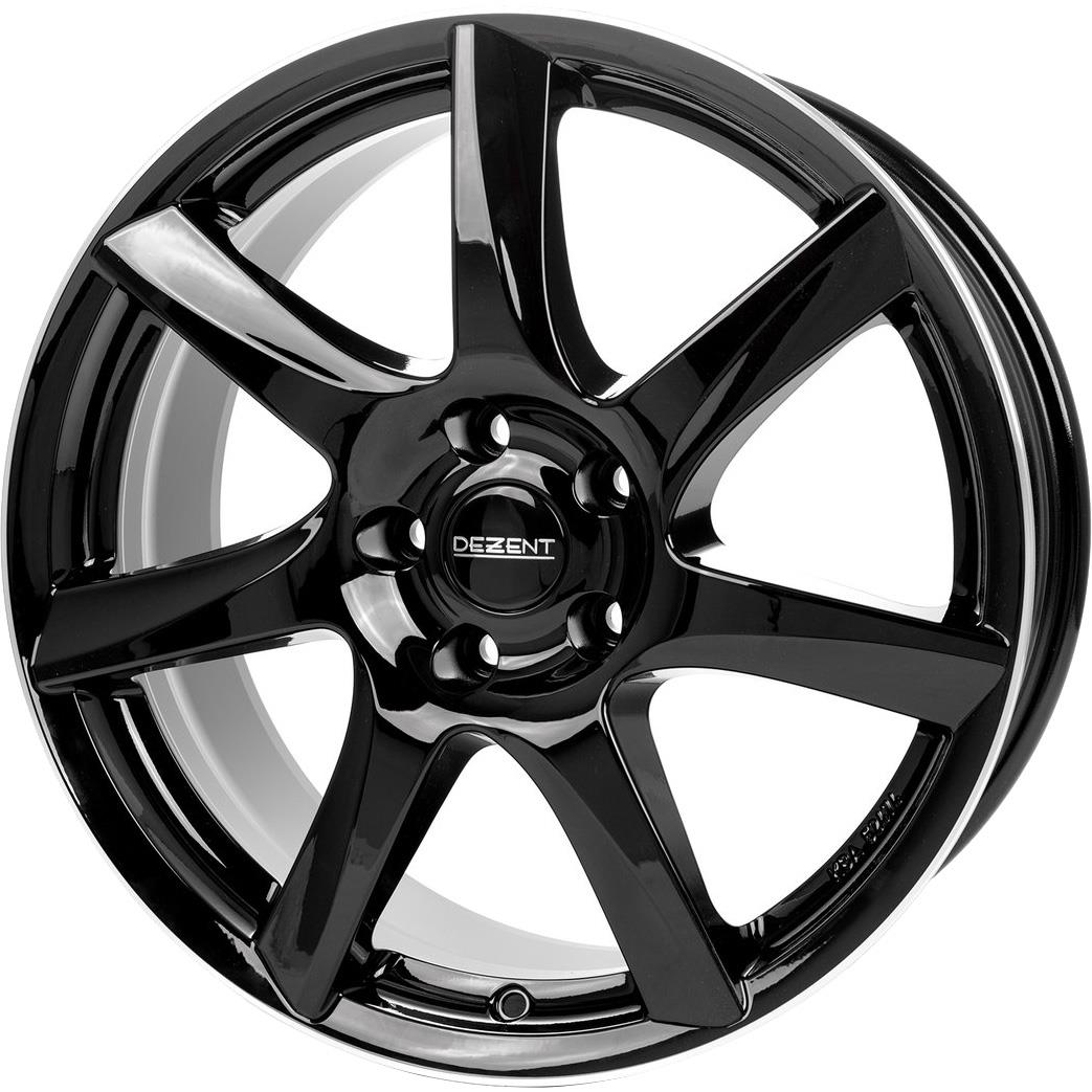 Diski R17 5x112 J7 ET42 Dezent TW dark Black/polished lip