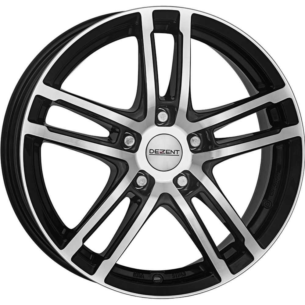 Diski R15 4x108 J6 ET23 Dezent TZ dark Black/polished