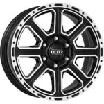 Diski R16 6×139.7 J7 ET30 Dotz Kalahari dark Black/polished