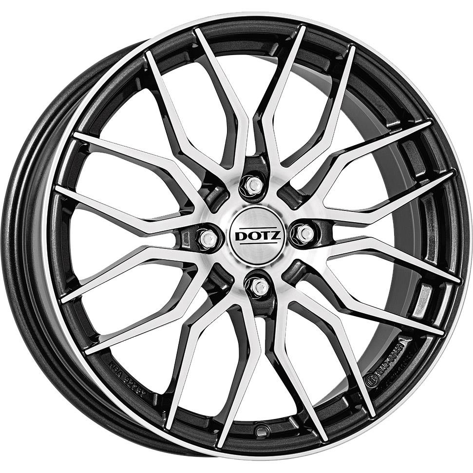 Diski R16 4x108 J6.5 ET25 Dotz LimeRock dark Gunmetal/polished