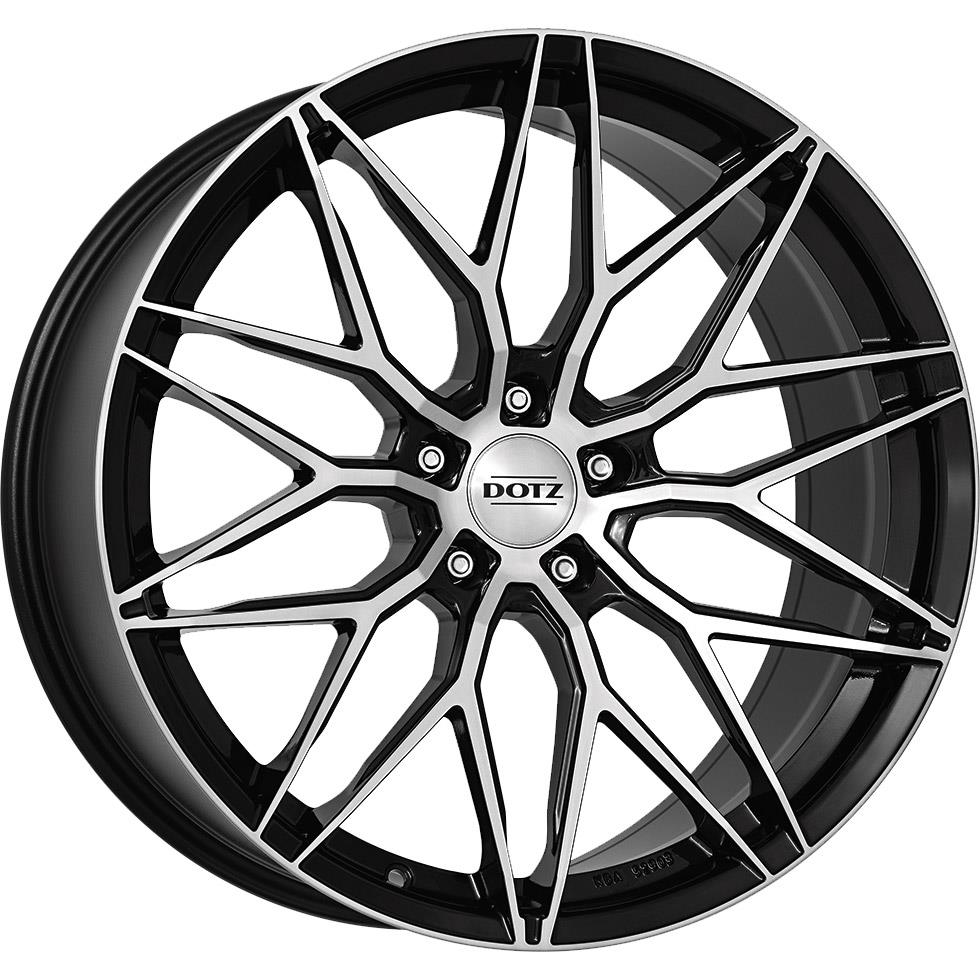 Diski R20 5x112 J9 ET40 Dotz Suzuka dark Black/polished