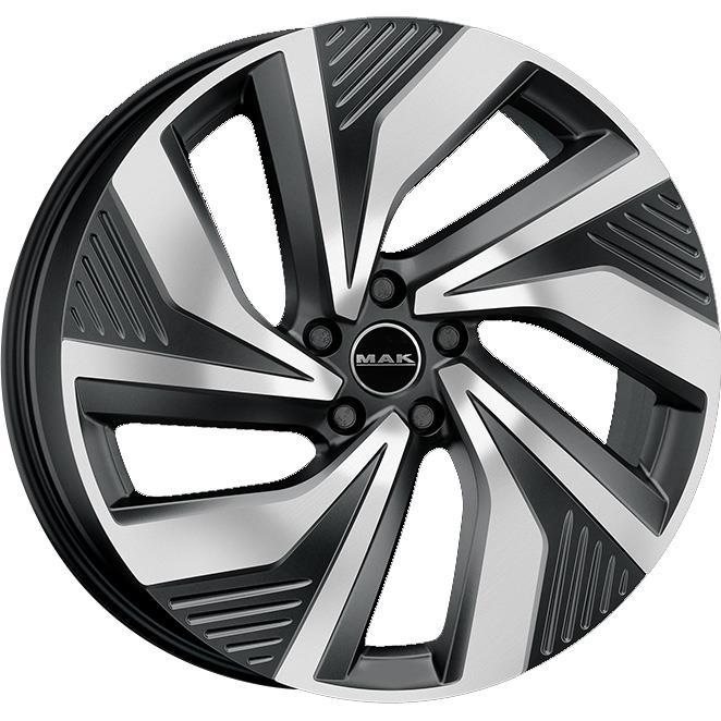 Diski R19 5x112 J7.5 ET50 MAK Electra Black Mirror