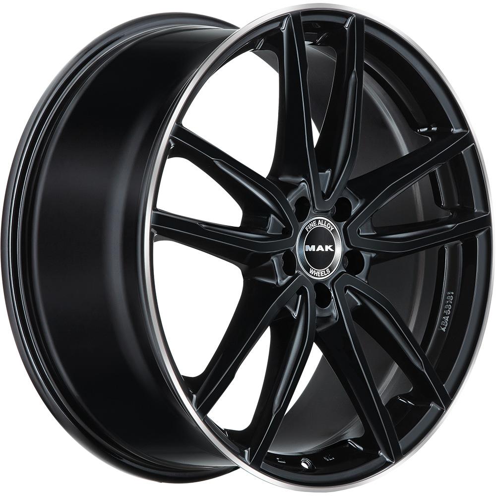 Diski R20 5x112 J9 ET50 MAK Evo Gloss Black Mirror Ring