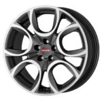 Diski R17 5×110 J7.5 ET41 MAK Torino W Gun Met-Mirror Face