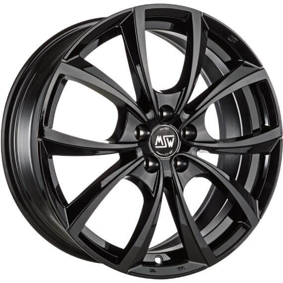 Diski R19 5x114.3 J9.5 ET45 MSW 27T Gloss Black