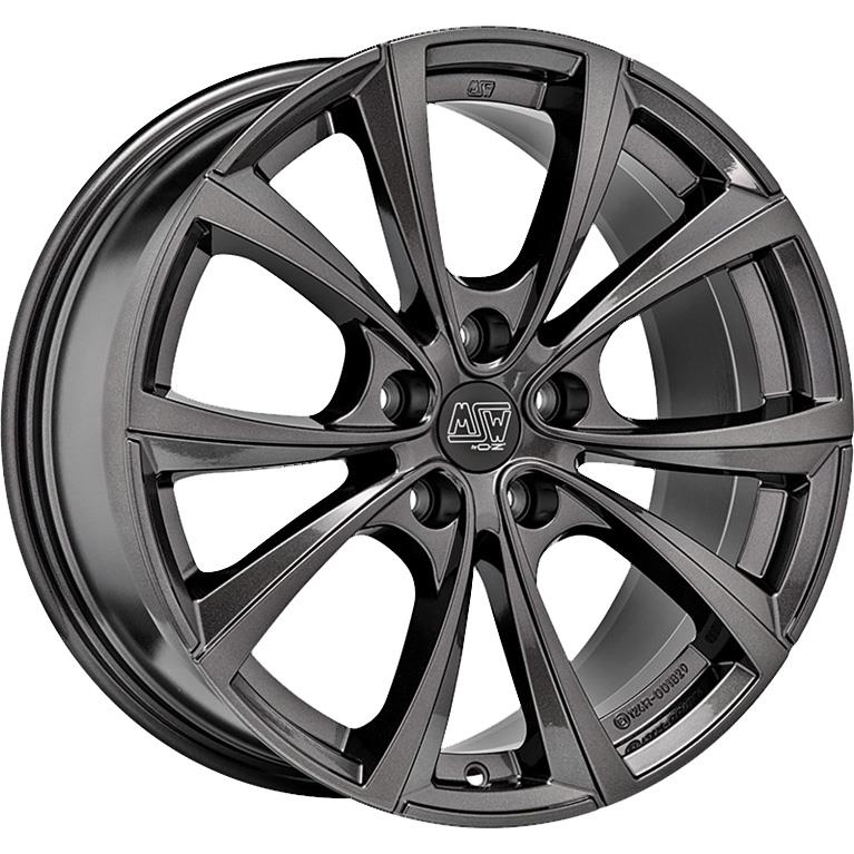 Diski R18 5x114.3 J8.5 ET40 MSW 27T Gloss Dark Grey