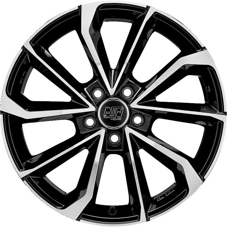 Diski R17 5x114.3 J7.5 ET40 MSW 42 Gloss Black Full Polished