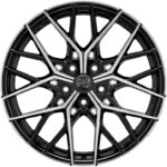 Diski R20 5×114.3 J8.5 ET45 MSW 74 Gloss Black Full Polished