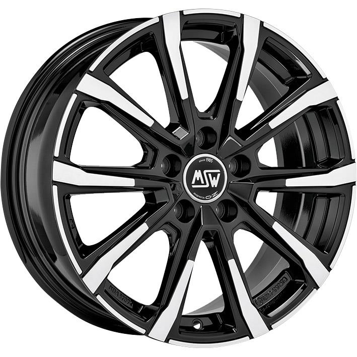 Diski R16 5x100 J6.5 ET45 MSW 79 Gloss Black Full Polished