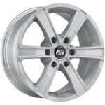 Diski R17 6×114.3 J8 ET20 MSW Sahara 6 Full Silver