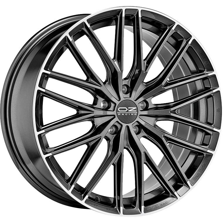 Diski R20 5x112 J8.5 ET40 OZ Racing Gran Turismo HLT Star Graphite Diamond Lip