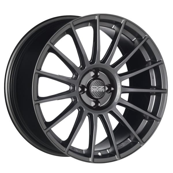 Diski R19 5x112 J8.5 ET44 OZ Racing Superturismo LM Matt Graphite Silver Lettering