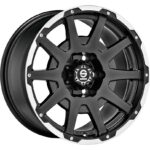 Diski R17 5×150 J8.5 ET25 Sparco Dakar Matt Black Lip Polished+Rivets