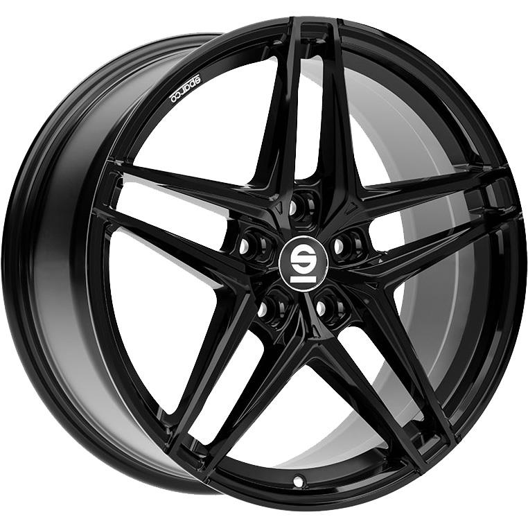 Diski R17 5x112 J7.5 ET48 Sparco Record Gloss Black