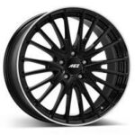 Diski R18 5×112 J7.5 ET33 AEZ Berlin Black/polished lip