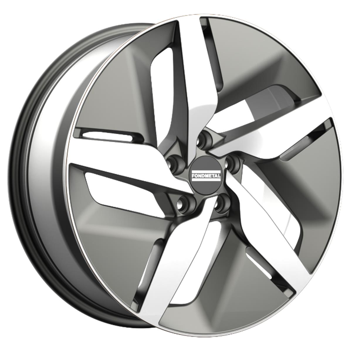 Diski R19 5x112 J8 ET34 Fondmetal e-Joule Glossy Titanium Machined