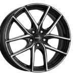 Diski R17 5×108 J7.5 ET50 Dezent TO dark Black/polished