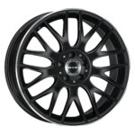 Diski R21 5×112 J10 ET44 MAK Arrow Gloss Black Mirror Ring