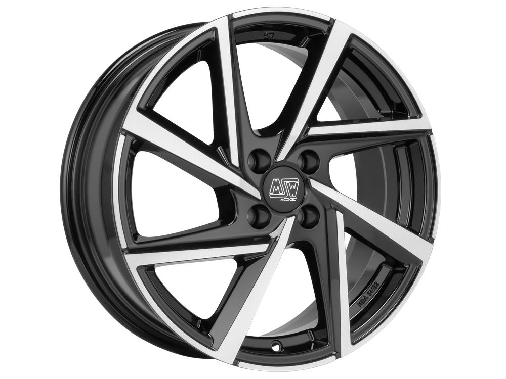 Diski R16 4x100 J6.5 ET45 MSW 80-4 Gloss Black Full Polished