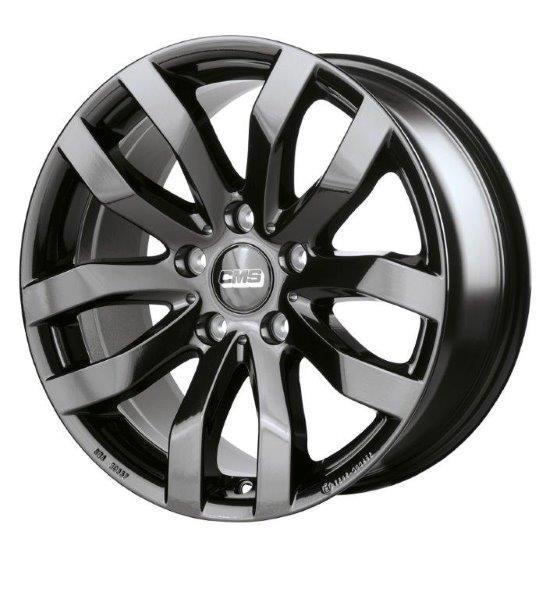 Diski R18 5x112 J7.5 ET37 CMS C22 Complete Black Gloss