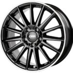 Diski R18 5×108 J8 ET48 CMS C23 Diamond Rim Black Gloss