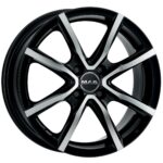 Diski R17 4×108 J7 ET15 MAK Milano4 Black Mirror