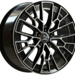 Diski R21 5×114.3 J9 ET40 Fondmetal 1972 Glossy Black Machined