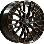 Diski R21 5×112 J9 ET26 Fondmetal 1972 Black Clearcoat Matt Bronze Machined