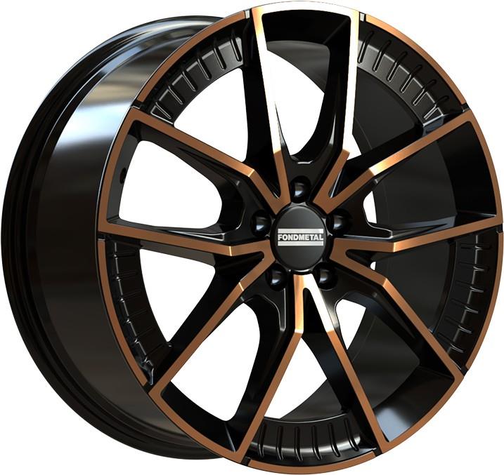 Diski R19 5x112 J8.5 ET45 Fondmetal Elatha Black Clearcoat Matt Bronze Machined