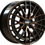 Diski R18 5×112 J8 ET45 Fondmetal Kari Black Clearcoat Matt Bronze Machined