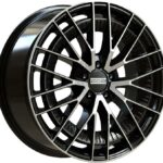 Diski R18 5×112 J8 ET34 Fondmetal Kari Glossy Black Machined