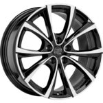 Diski R20 5×114.3 J9.5 ET45 MSW 27T Gloss Black Full Polished