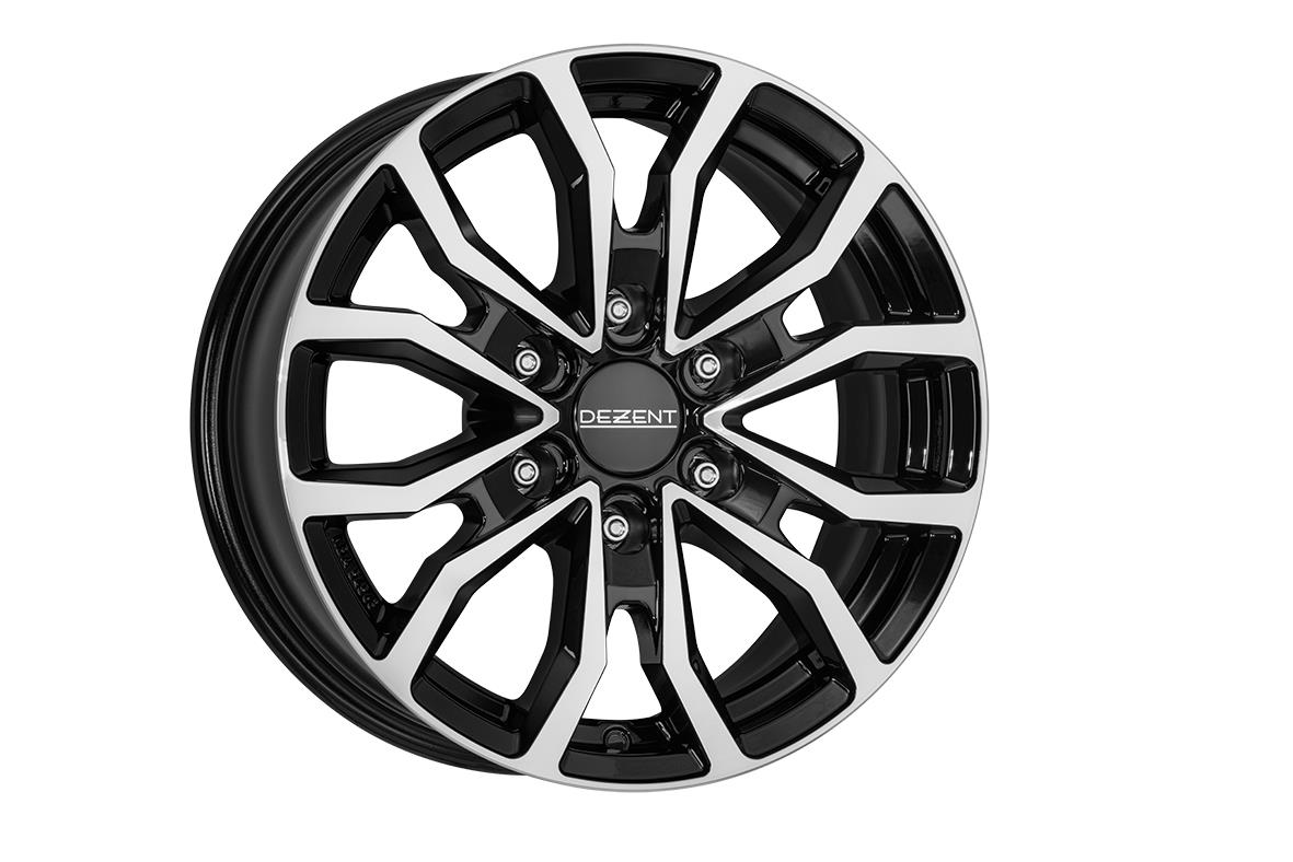 Diski R16 6x130 J6.5 ET62 Dezent KC dark Black/polished