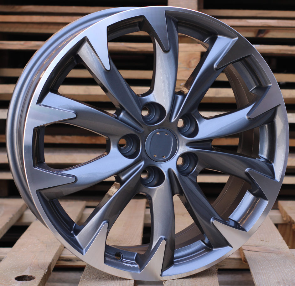 Diski R17 5x114.3 J7 ET50 RACINGLINE BY177 MAZDA Grey Polished