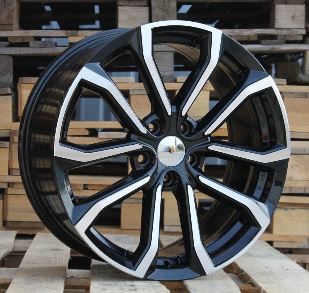 Diski R19 5x108 J8 ET42 RACINGLINE V515 VOLVO Black Polished