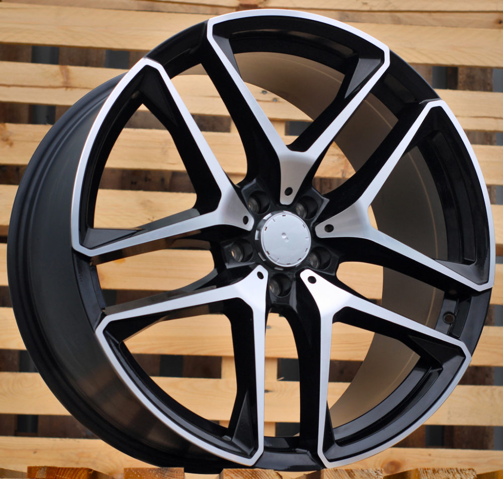 Diski R21 5x112 J11 ET49 RACINGLINE FE247 MERCEDES Black Polished (Rear+Front)