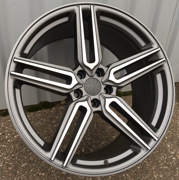 Diski R20 5x120 J9 ET35 HAXER B1382 Grey Polished Half Matt (Rear+Front)