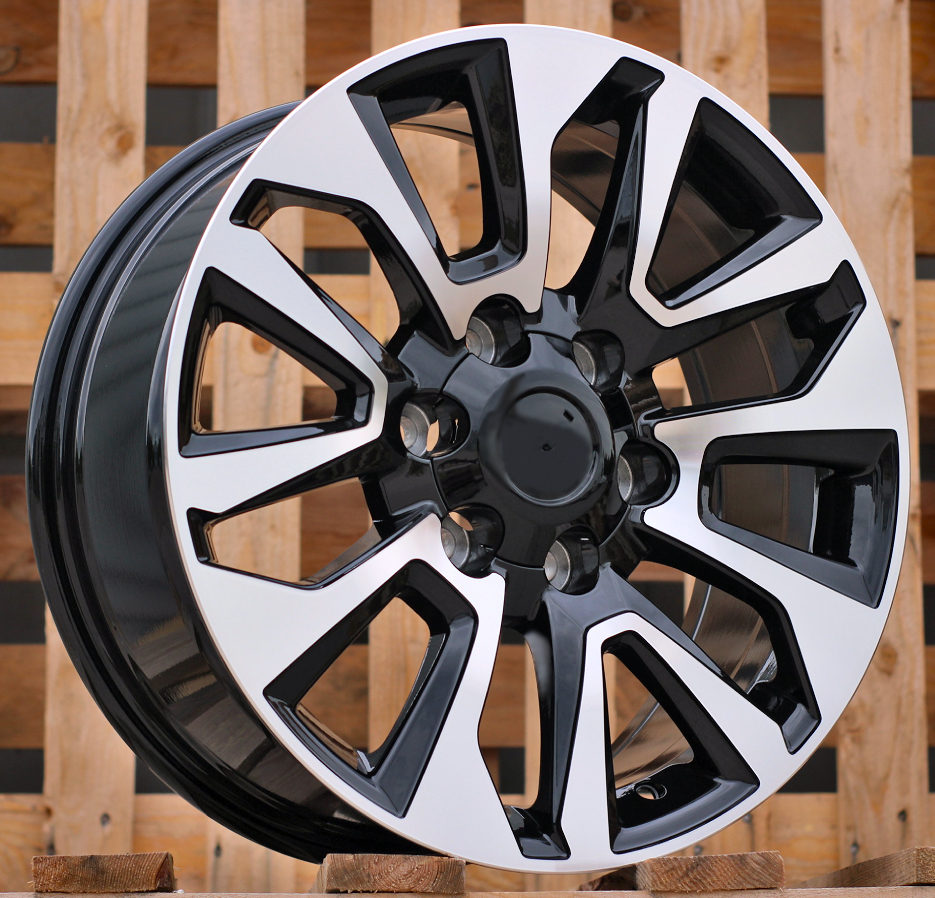 Diski R17 6x139.7 J7.5 ET25 RACINGLINE B1743 TOYOTA Black Polished