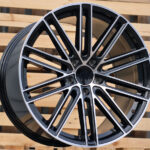 Diski R21 5×130 J9.5 ET60 RACINGLINE B1271 PORCHE Black Polished