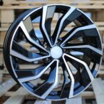 Diski R17 5×100 J7.5 ET45 RACINGLINE B5780 VW Black Polished