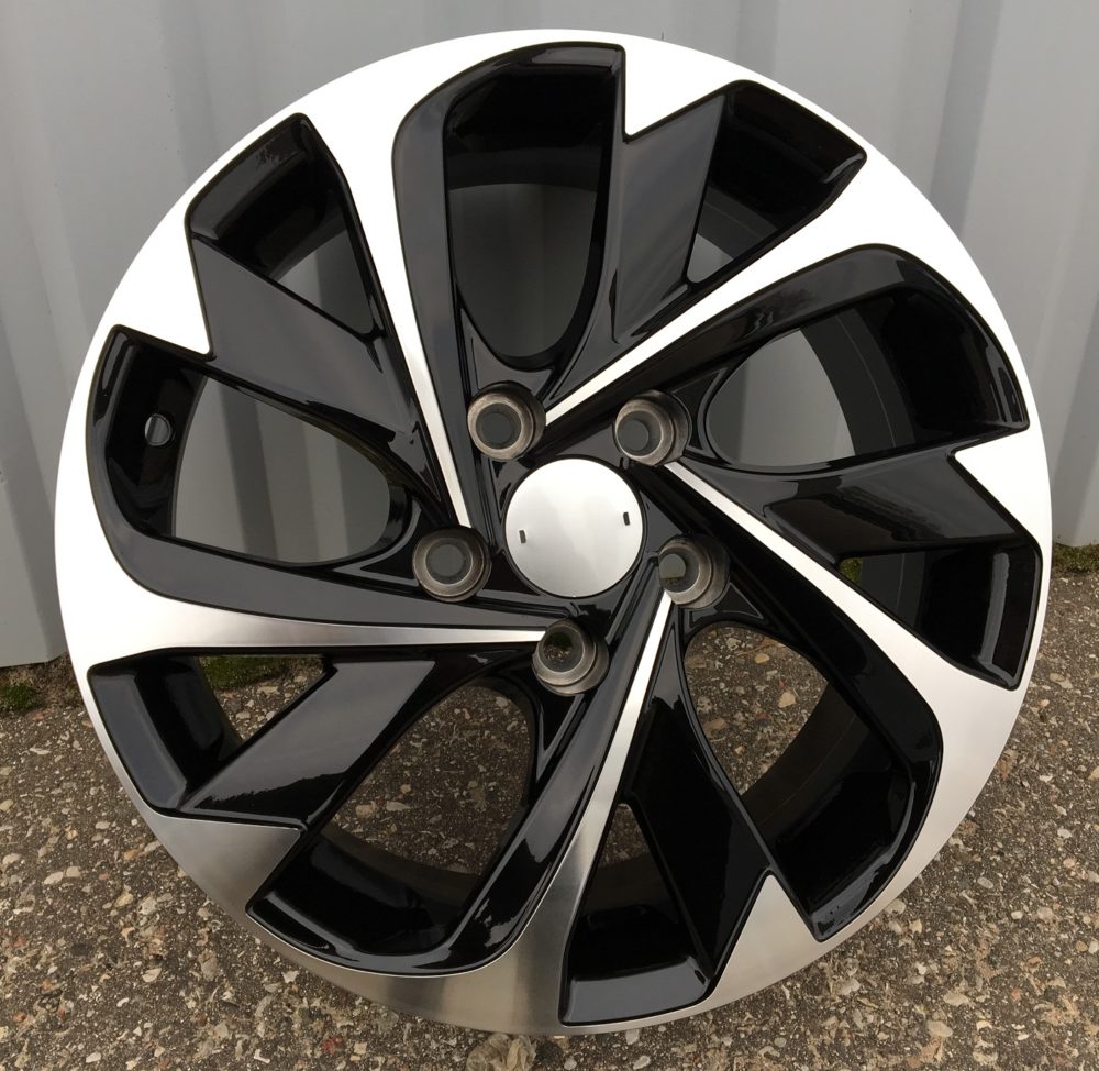 Diski R16 5x100 J6.5 ET40 RACINGLINE XFE89 TOYOTA Black Polished