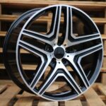 Diski R16 5×112 J7.5 ET38 RACINGLINE BK206 MERCEDES Black Polished