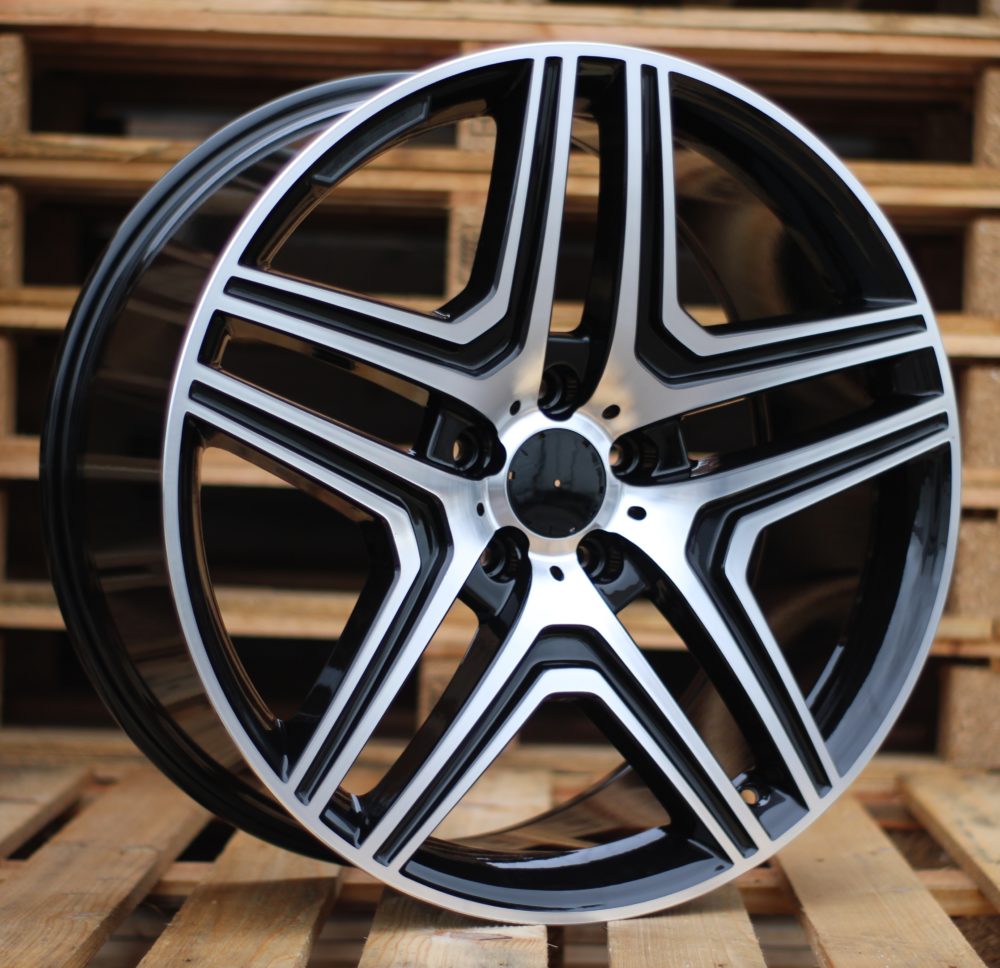 Diski R16 5x112 J7.5 ET38 RACINGLINE BK206 MERCEDES Black Polished