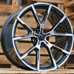 Diski R17 5×120 J7.5 ET40 RACINGLINE B5601 BMW Black Polished