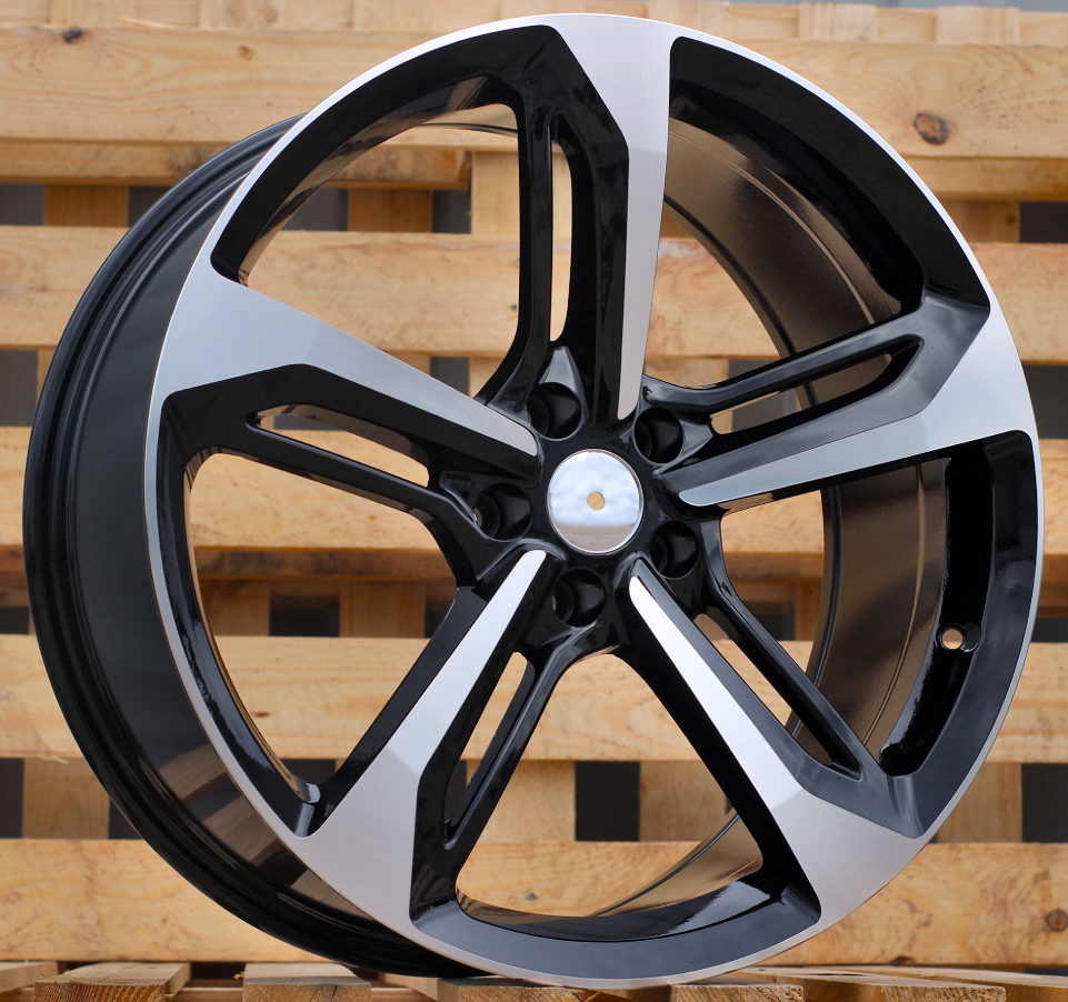 Diski R20 5x112 J9 ET33 RACINGLINE A513 AUDI Black Polished