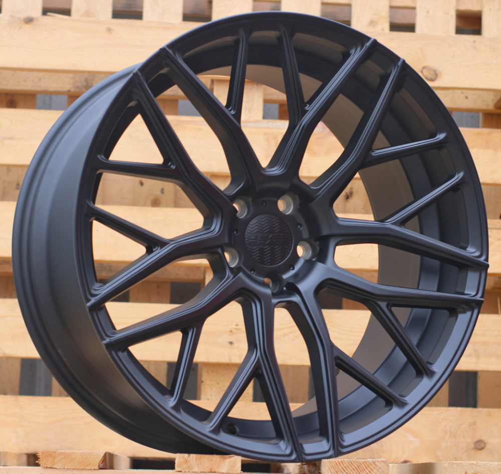 Diski R22 5x112 J10.5 ET38 HAXER HX038 Black Half Matt