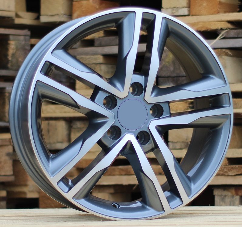 Diski R17 5x120 J7.5 ET50 RACINGLINE BK424 VW Grey Polished